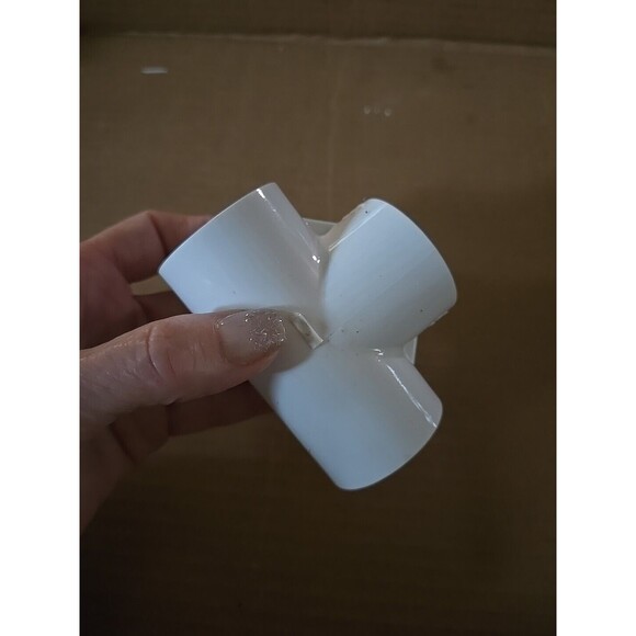 NEW GENOVA 31410 OF 1" PVC SCH. 1 PVC SANITARY TEES 6151856 Plumbing Tee Fitting - Picture 2 of 2